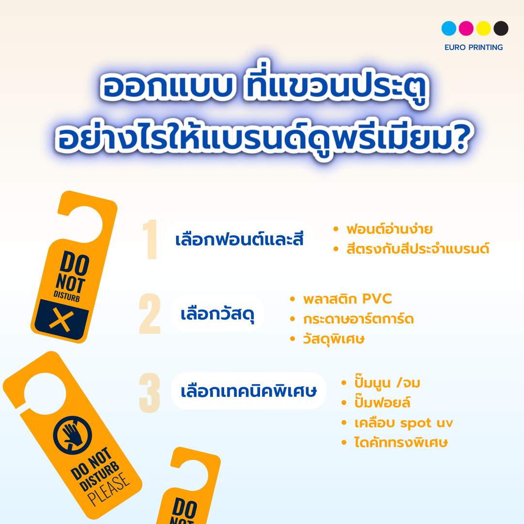 ออกแบบ ที่แขวนประตู อย่างไรให้แบรนด์ดูพรีเมียม?